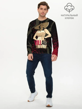 Мужской лонгслив базовый / Resident Evil Village Blood