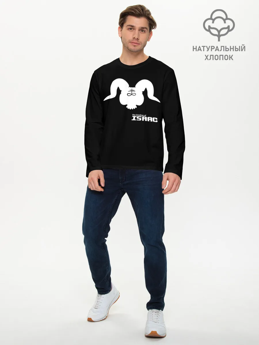 Мужской лонгслив базовый / The Binding of isaac Satan
