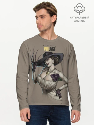 Мужской лонгслив базовый / Resident Evil Lady Dumitrescu