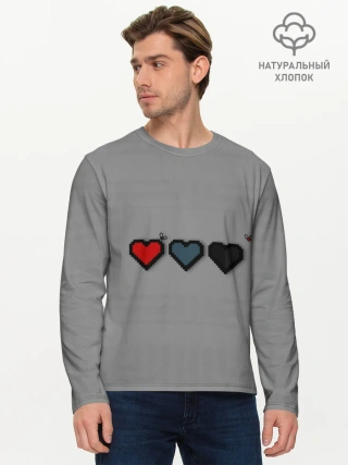 Мужской лонгслив базовый / The binding of isaac Lives