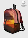 Рюкзак детский / СОЛНЦЕ НАД АФРИКОЙ