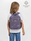 Рюкзак детский / Цветы шафрана на фиолетовом
