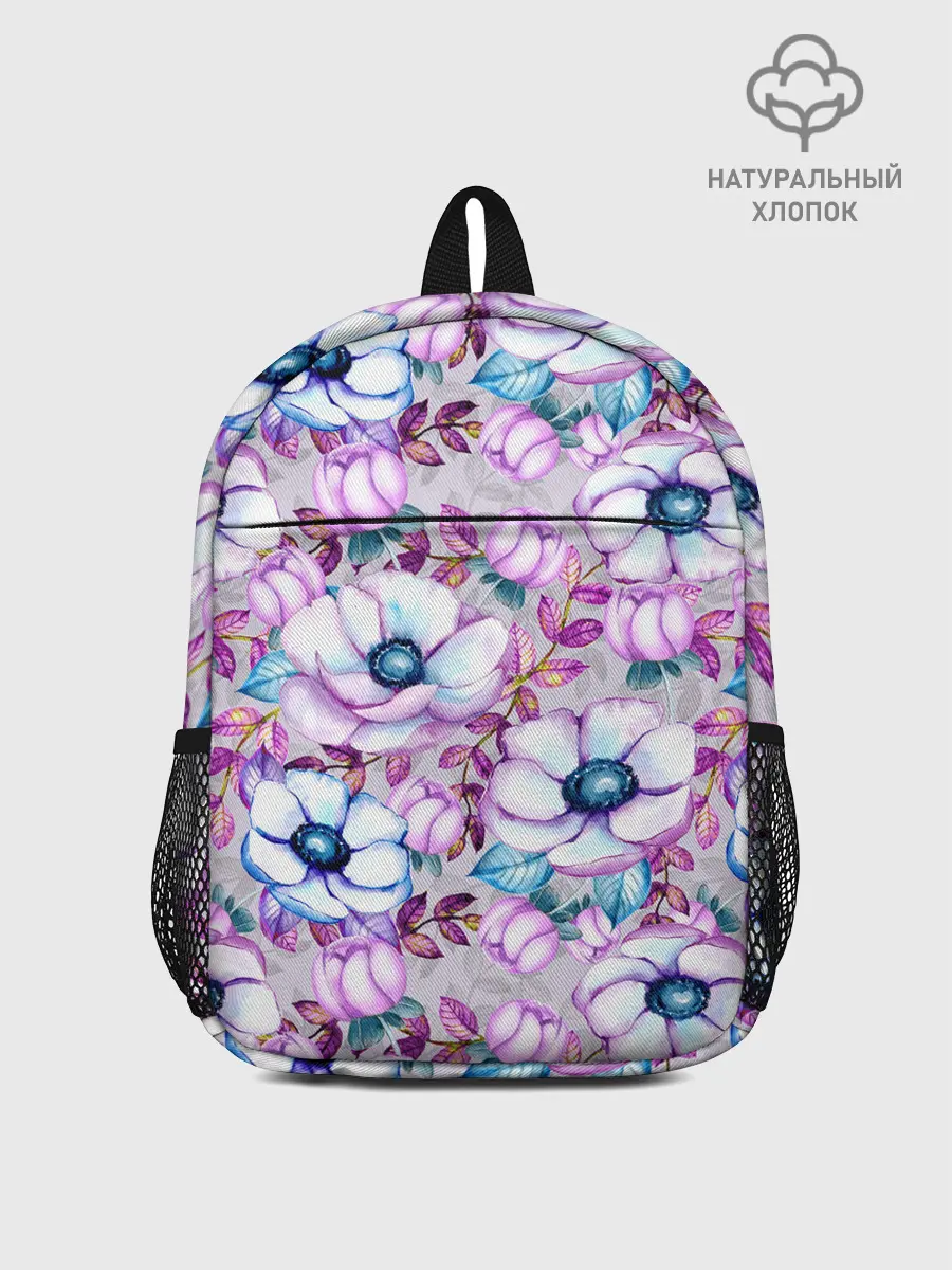 Рюкзак детский / Анемоны - цветочный ковер