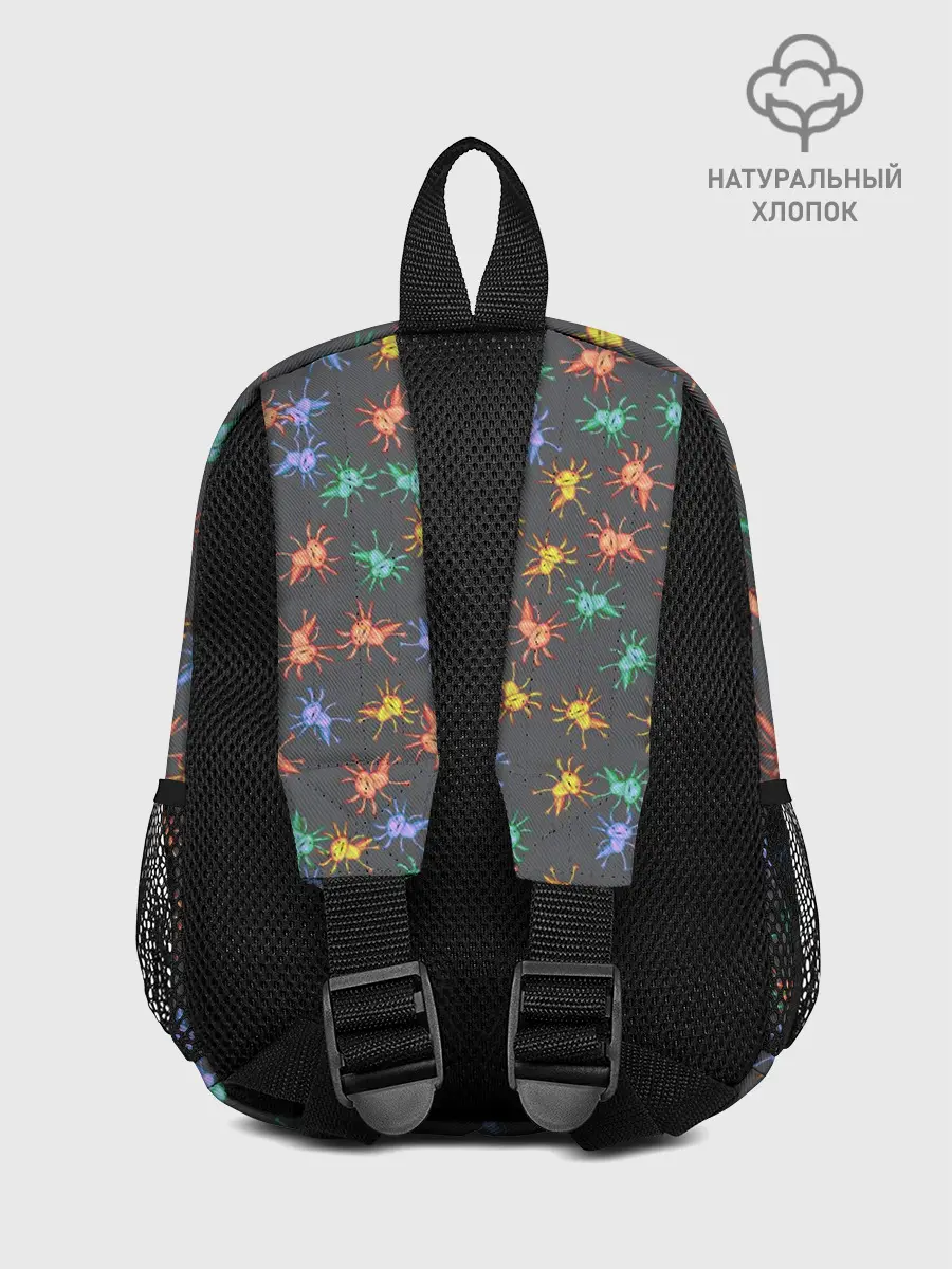 Рюкзак детский / Аксолотль паттерн