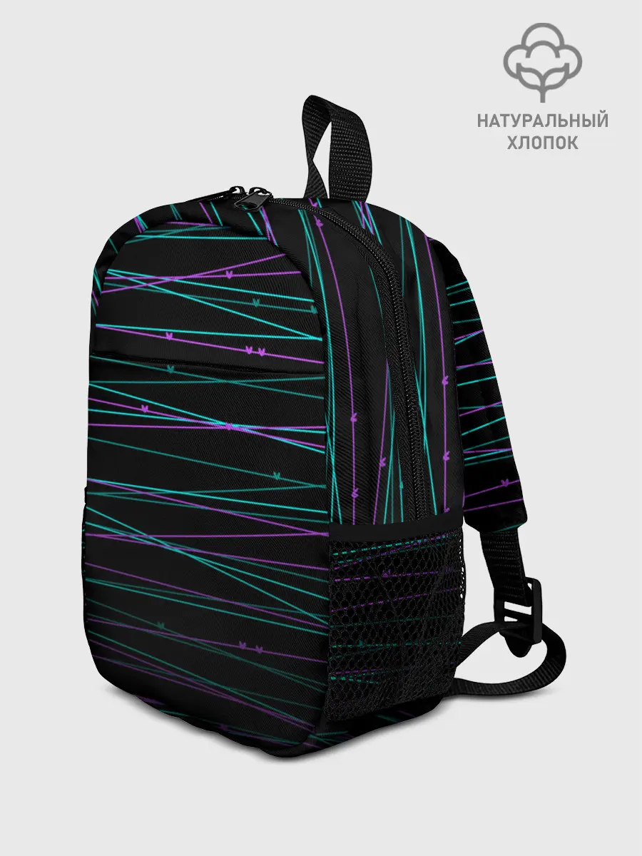 Рюкзак детский / Неоновые тонкие нити