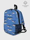 Рюкзак детский / Акулы Паттерн