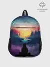Рюкзак детский / ПЕЙЗАЖ НАД ЗВЕЗДАМИ