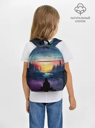Рюкзак детский / ПЕЙЗАЖ НАД ЗВЕЗДАМИ