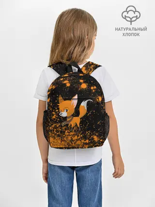 Рюкзак детский / Лиса - В Шарфике - Взрыв