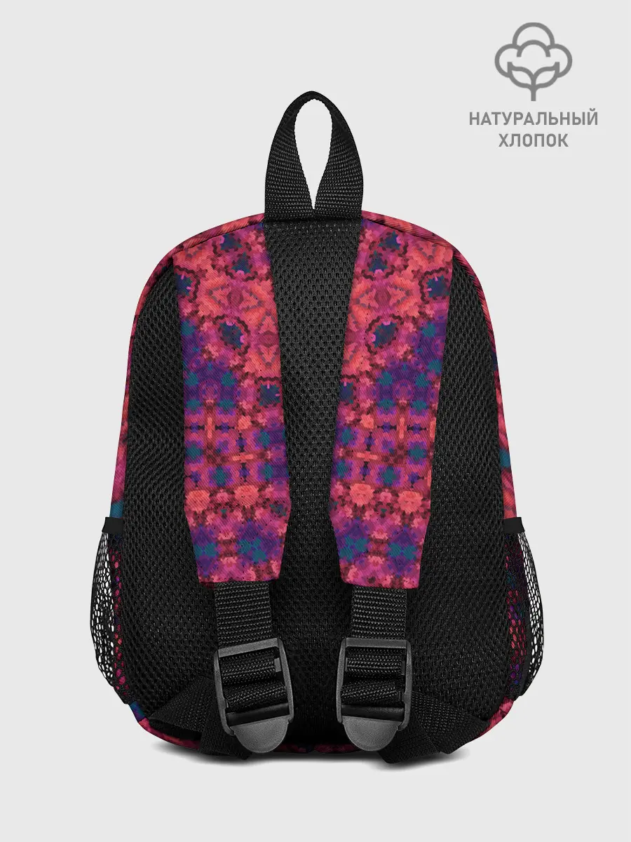 Рюкзак детский / Круглый красный орнамент