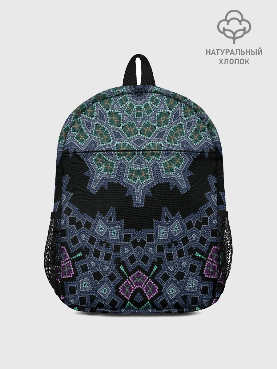 Рюкзак детский / Перламутровый узор восточный