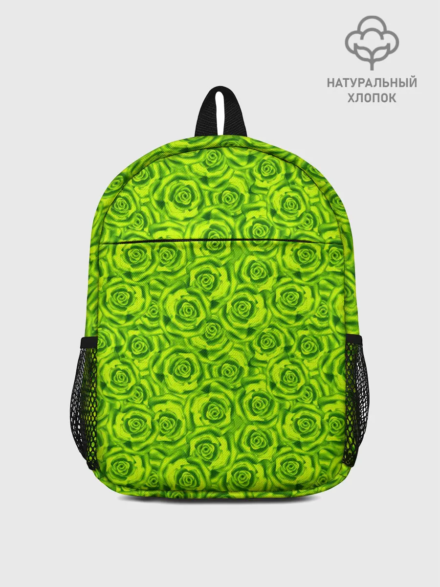 Рюкзак детский / Неоновый цветочный узор