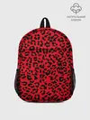 Рюкзак детский / Леопард Красный