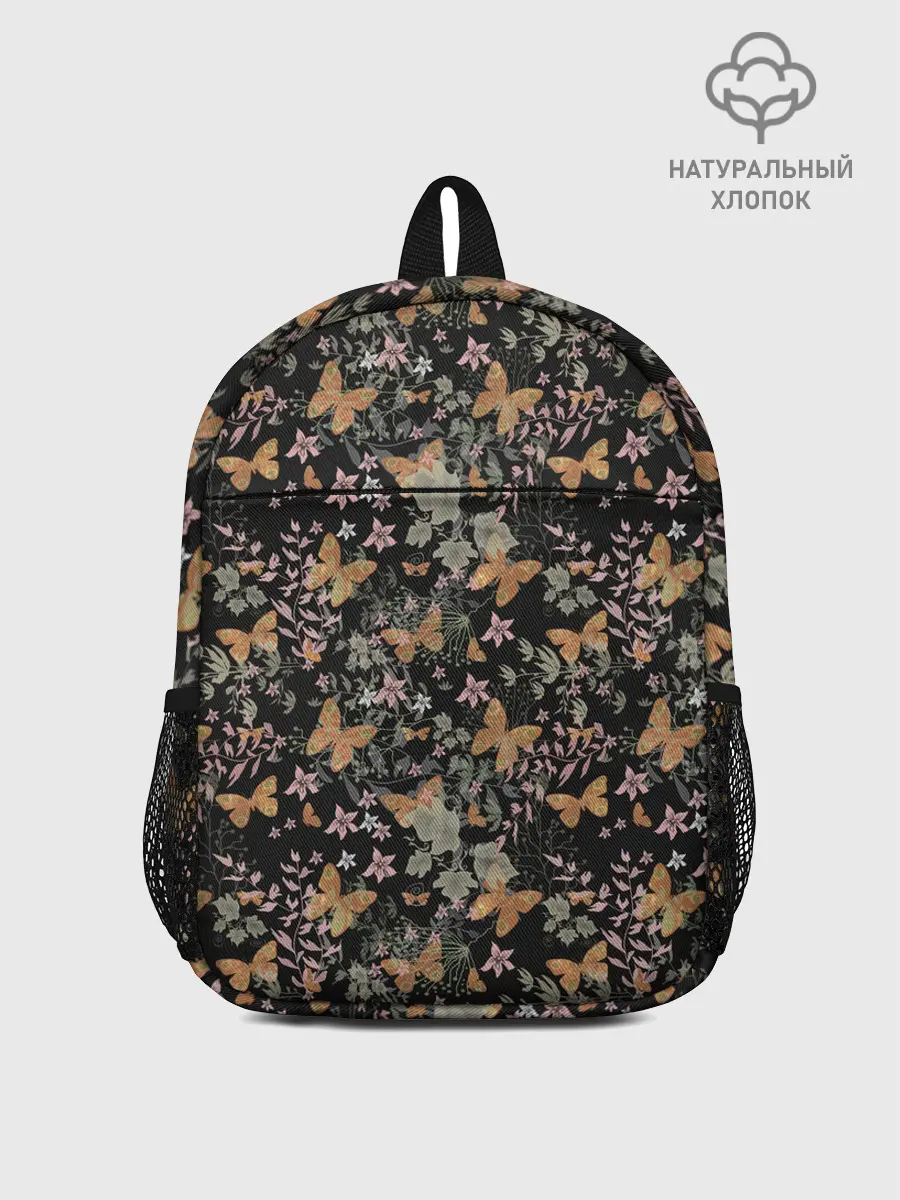 Рюкзак детский / Ретро узор . Бабочки