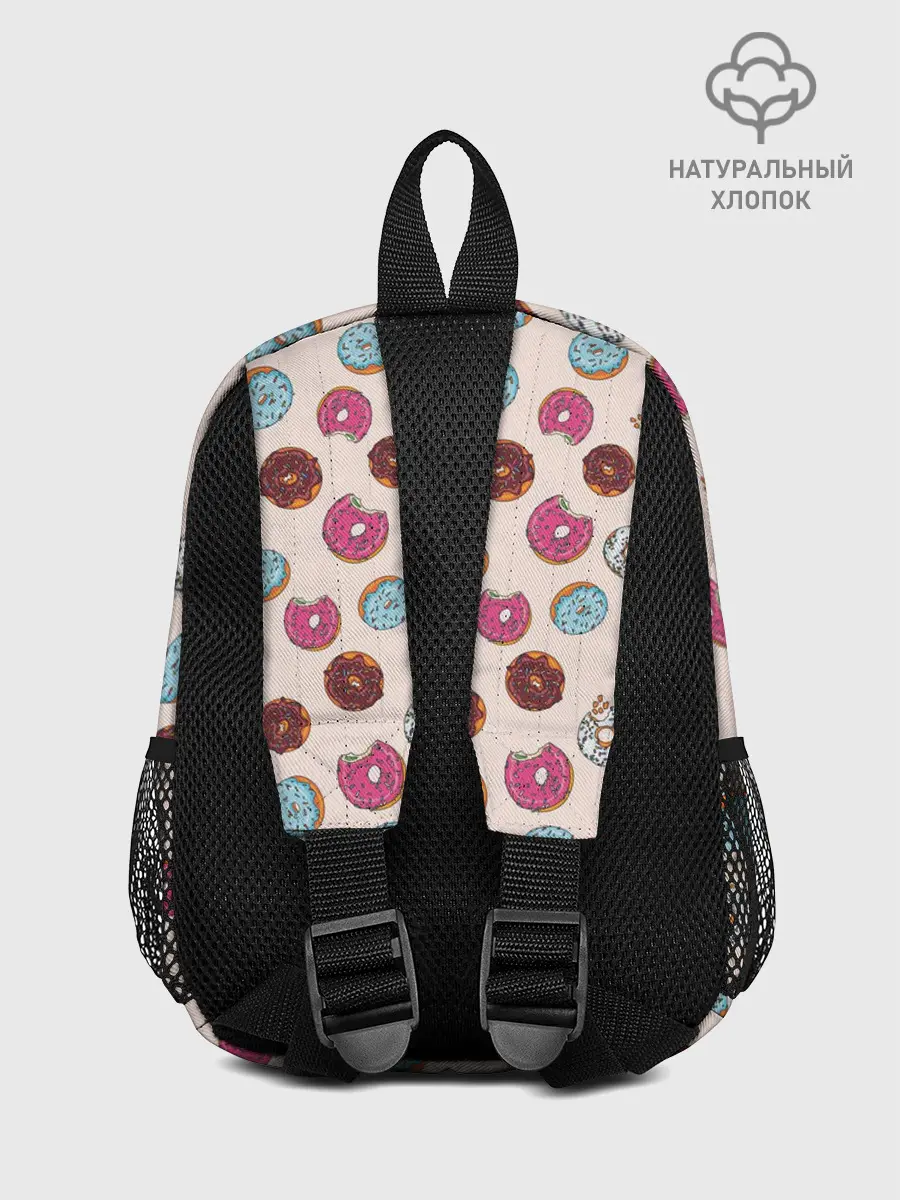 Рюкзак детский / Пончики донаты паттерн
