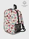 Рюкзак детский / Пончики донаты паттерн