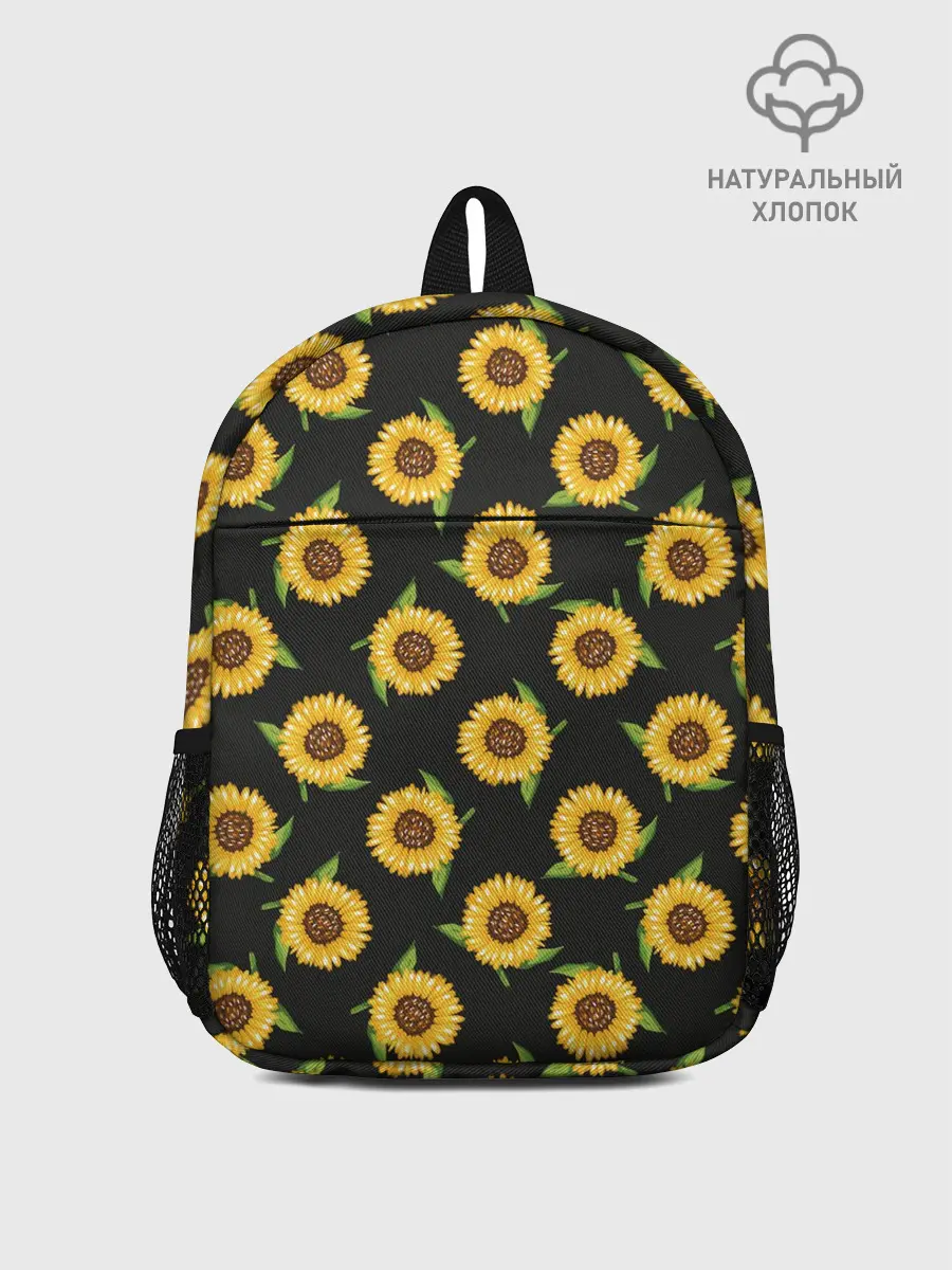 Рюкзак детский / Подсолнухи паттерн