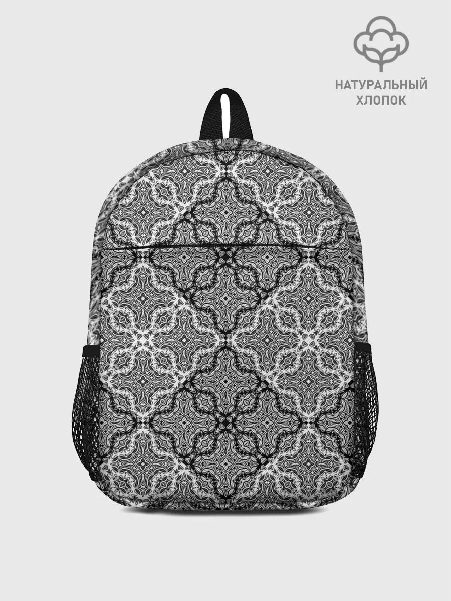 Рюкзак детский / Черно-белый орнамент