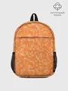 Рюкзак детский / Оранжевая пиксель абстракция