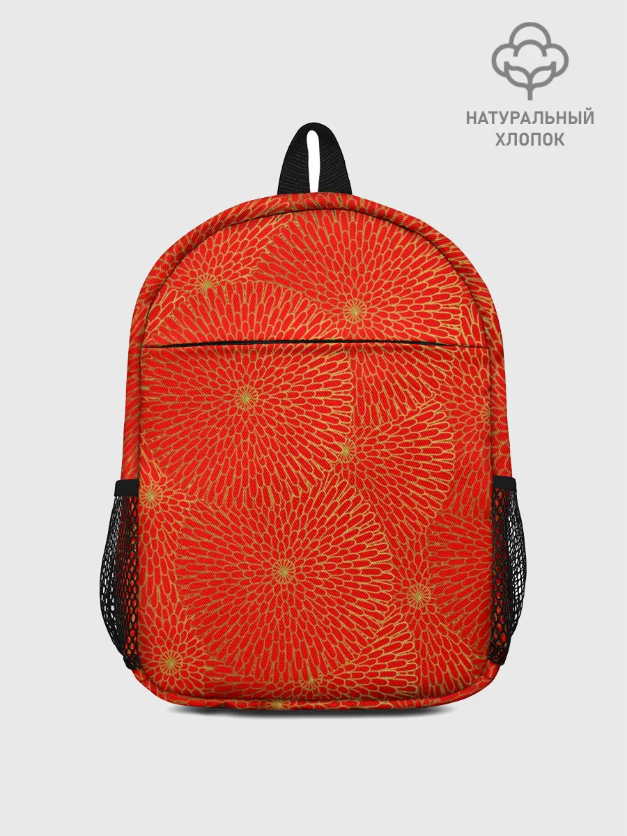 Рюкзак детский / ЗОЛОТЫЕ ХРИЗАНТЕМЫ | ПАТТЕРН