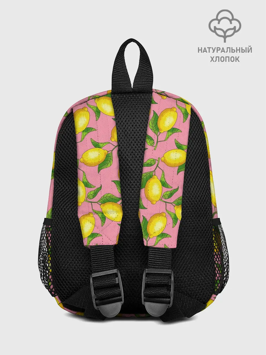 Рюкзак детский / Лимоны паттерн