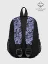 Рюкзак детский / Сине-фиолетовый цветочный узор