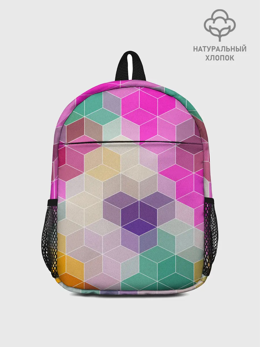 Рюкзак детский / Абстрактный разноцветный узор
