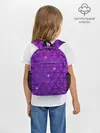 Рюкзак детский / Фиолетовые треугольники