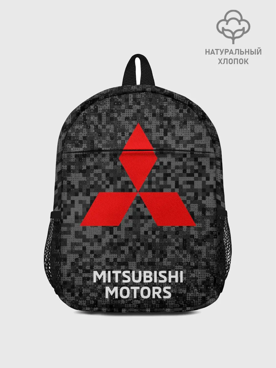 Рюкзак детский / Митсубиси | Черный камуфляж