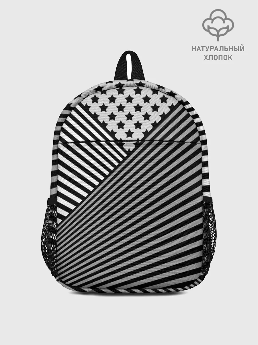 Рюкзак детский / Полосатый комбинированный узор