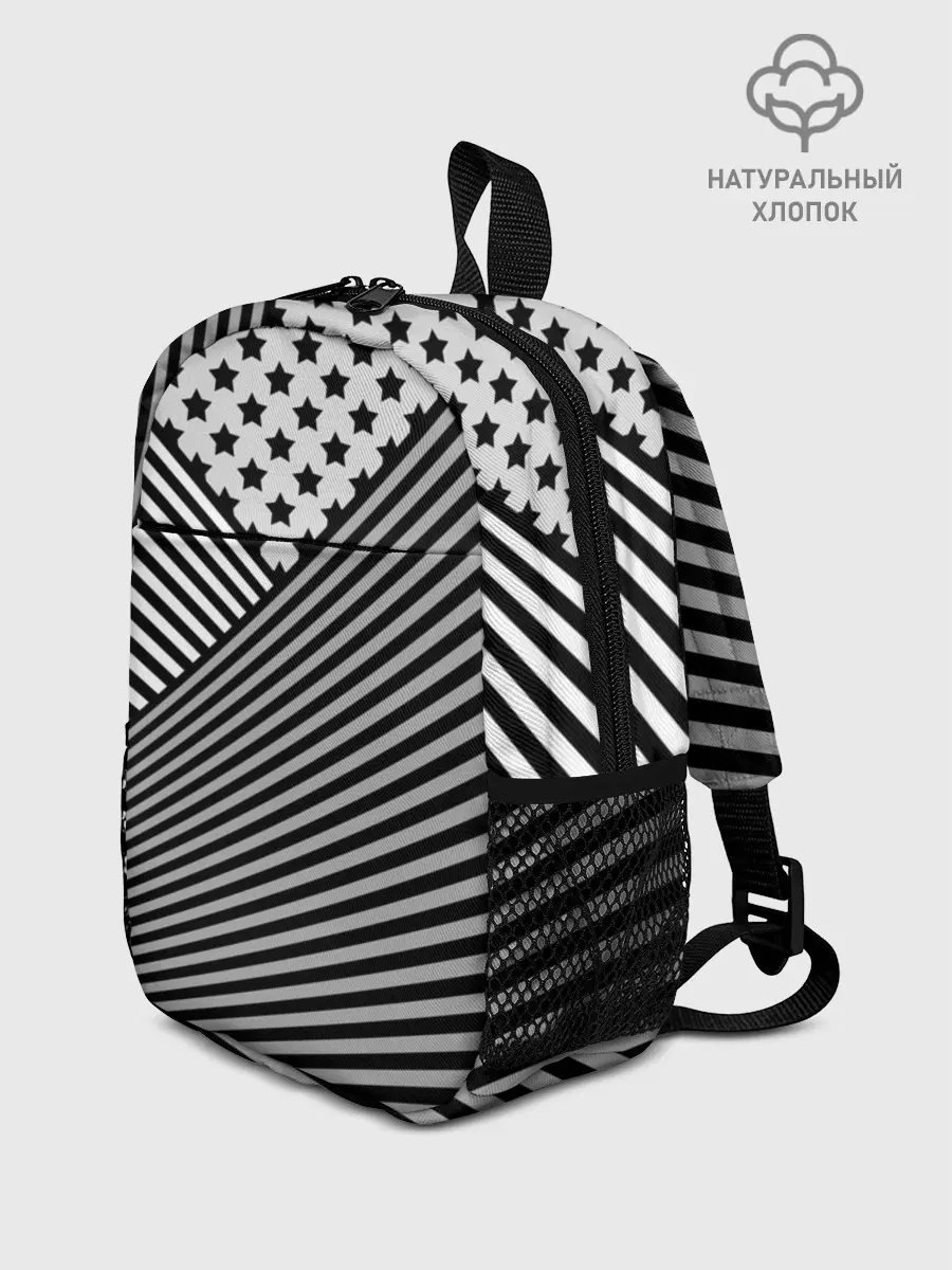 Рюкзак детский / Полосатый комбинированный узор