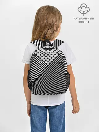 Рюкзак детский / Полосатый комбинированный узор