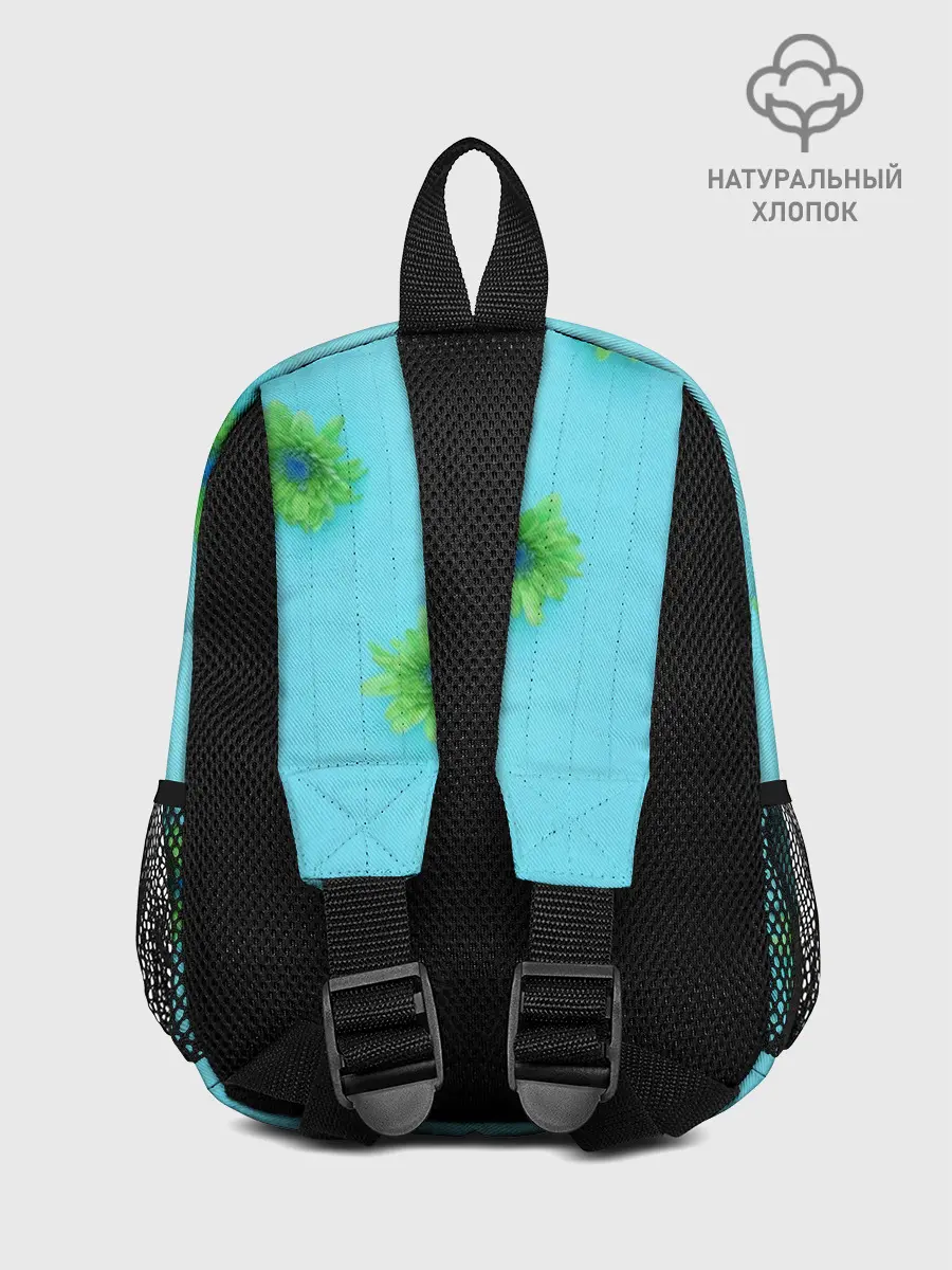 Рюкзак детский / Зеленые Цветочки