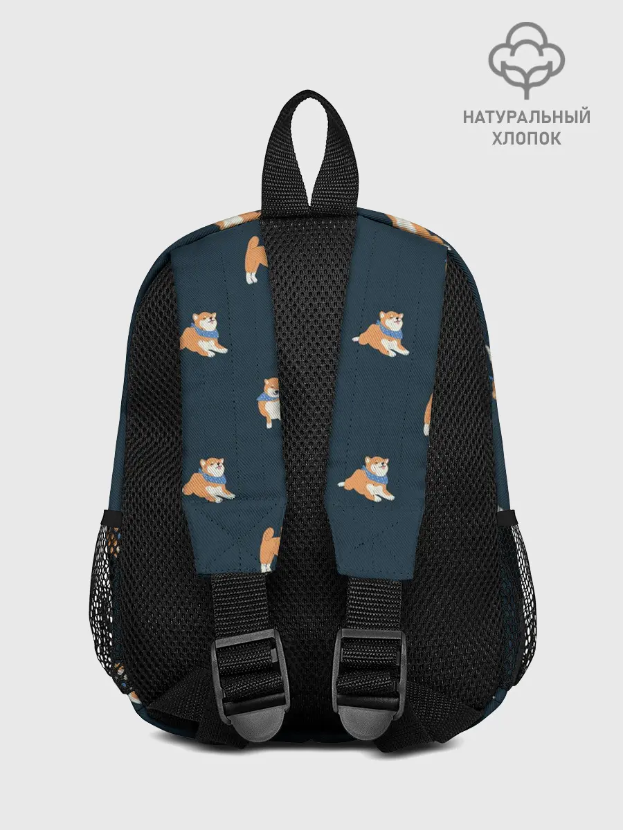 Рюкзак детский / Шиба ину паттерн
