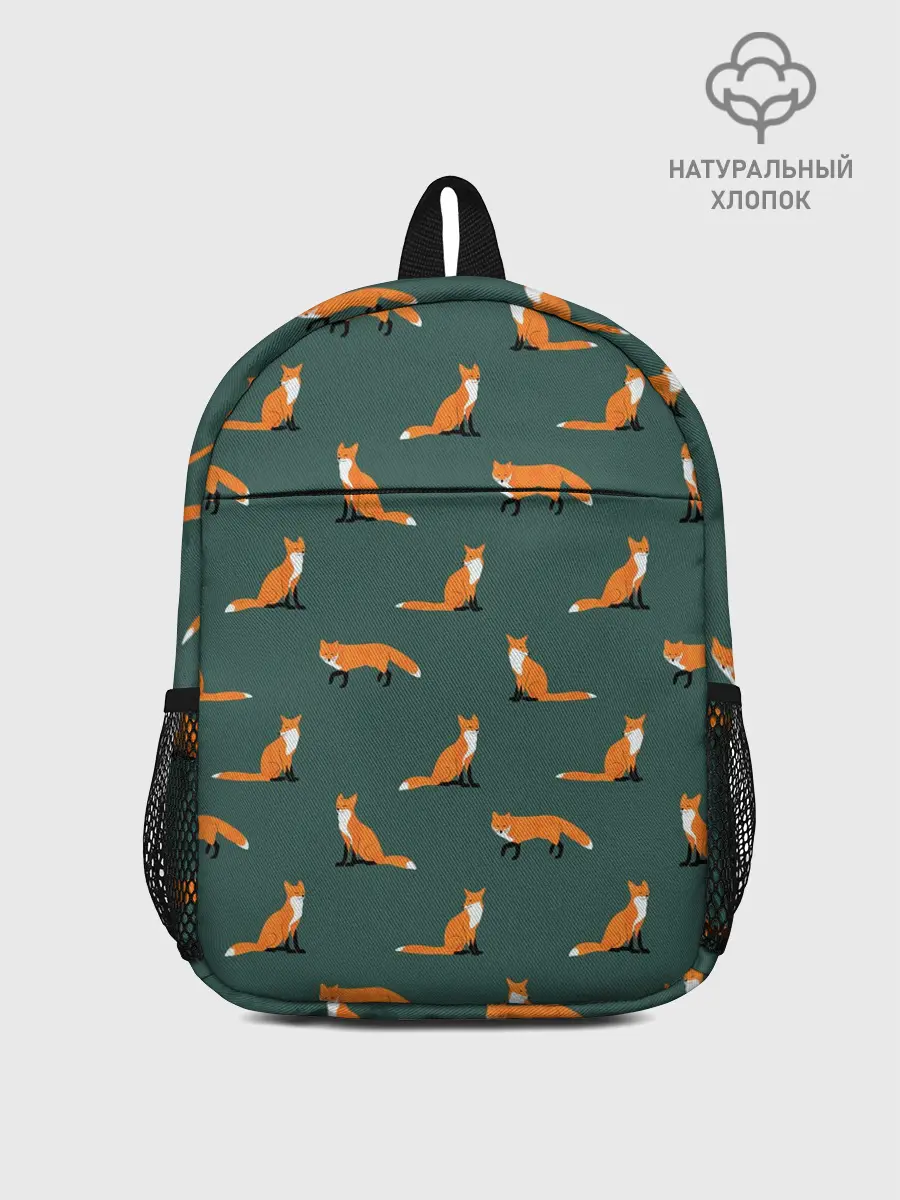 Рюкзак детский / Лисы паттерн