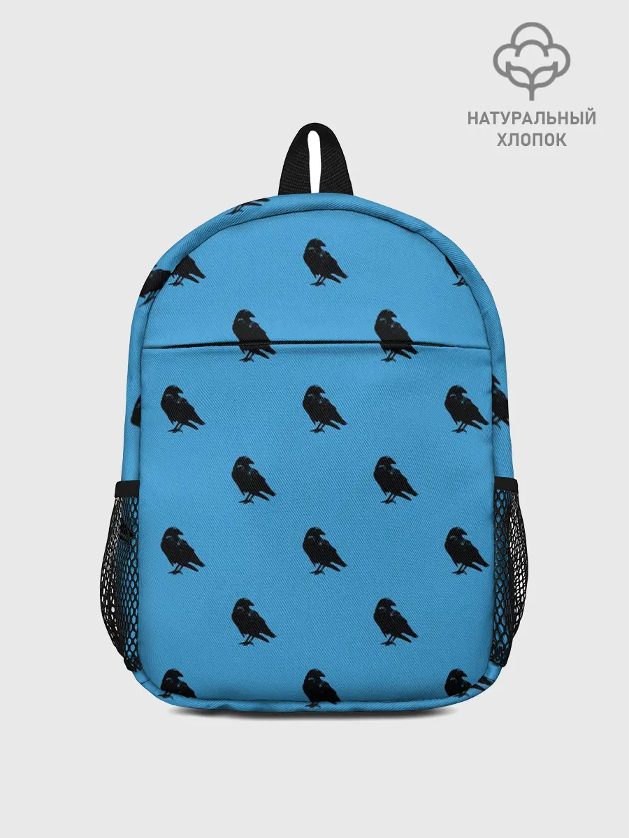 Рюкзак детский / Вороны паттерн