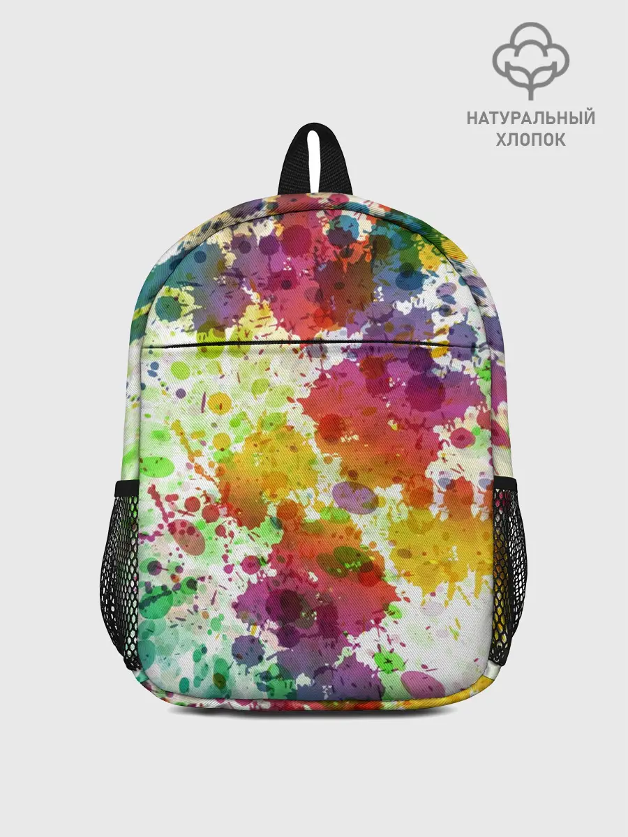 Рюкзак детский / Красно-жёлтые пятна