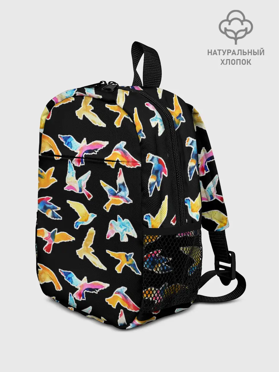 Рюкзак детский / акварельные птицы