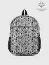 Рюкзак детский / Черное кружево цветочное