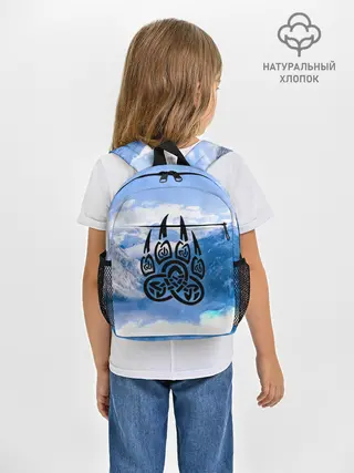 Рюкзак детский / Печать Велеса | Волчья лапа