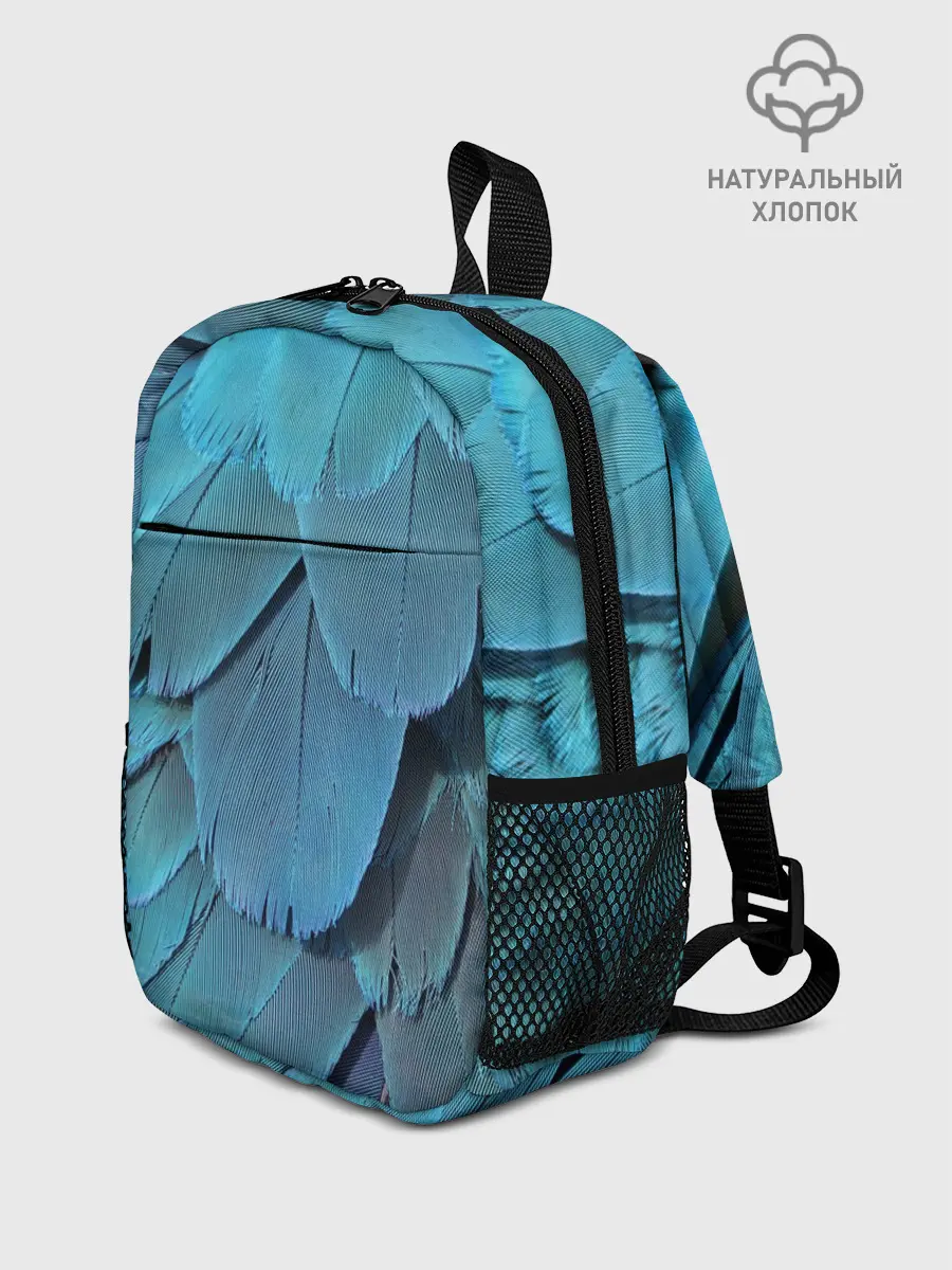 Рюкзак детский / Перья попугая