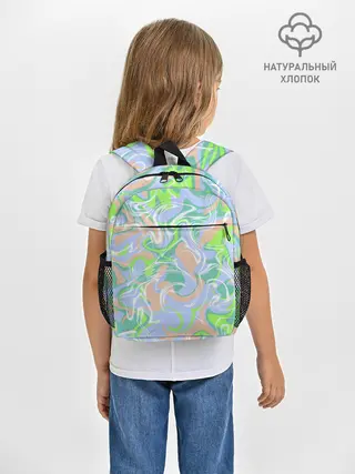 Рюкзак детский / Разноцветные разводы красок