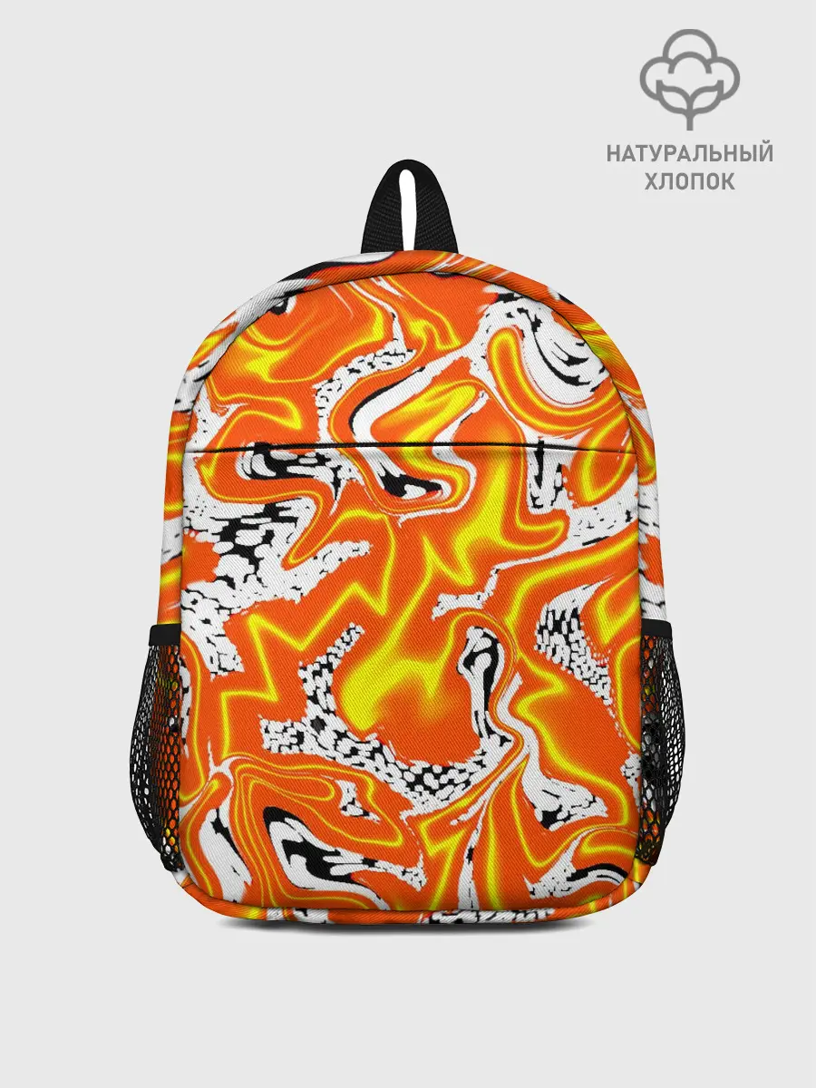 Рюкзак детский / Огненные разводы лавы
