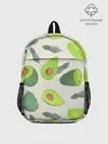 Рюкзак детский / Авокадо - фруктовый паттерн