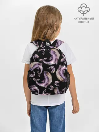 Рюкзак детский / Лиловые киты