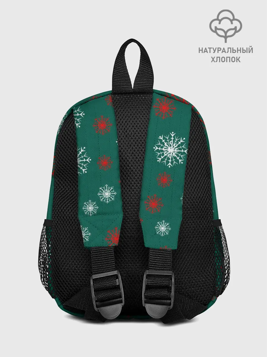 Рюкзак детский / зимний кролик и снежинки