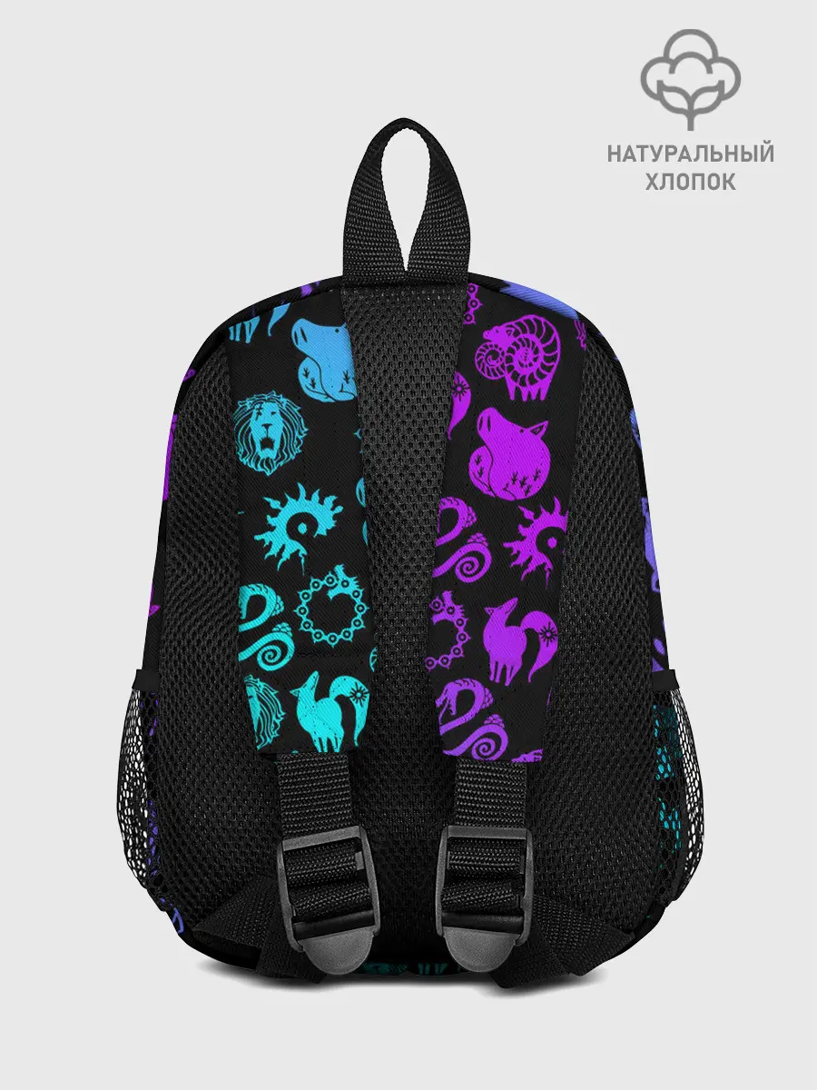 Рюкзак детский / 7 СМЕРТНЫХ ГРЕХОВ НЕОН ЭМБЛЕМЫ