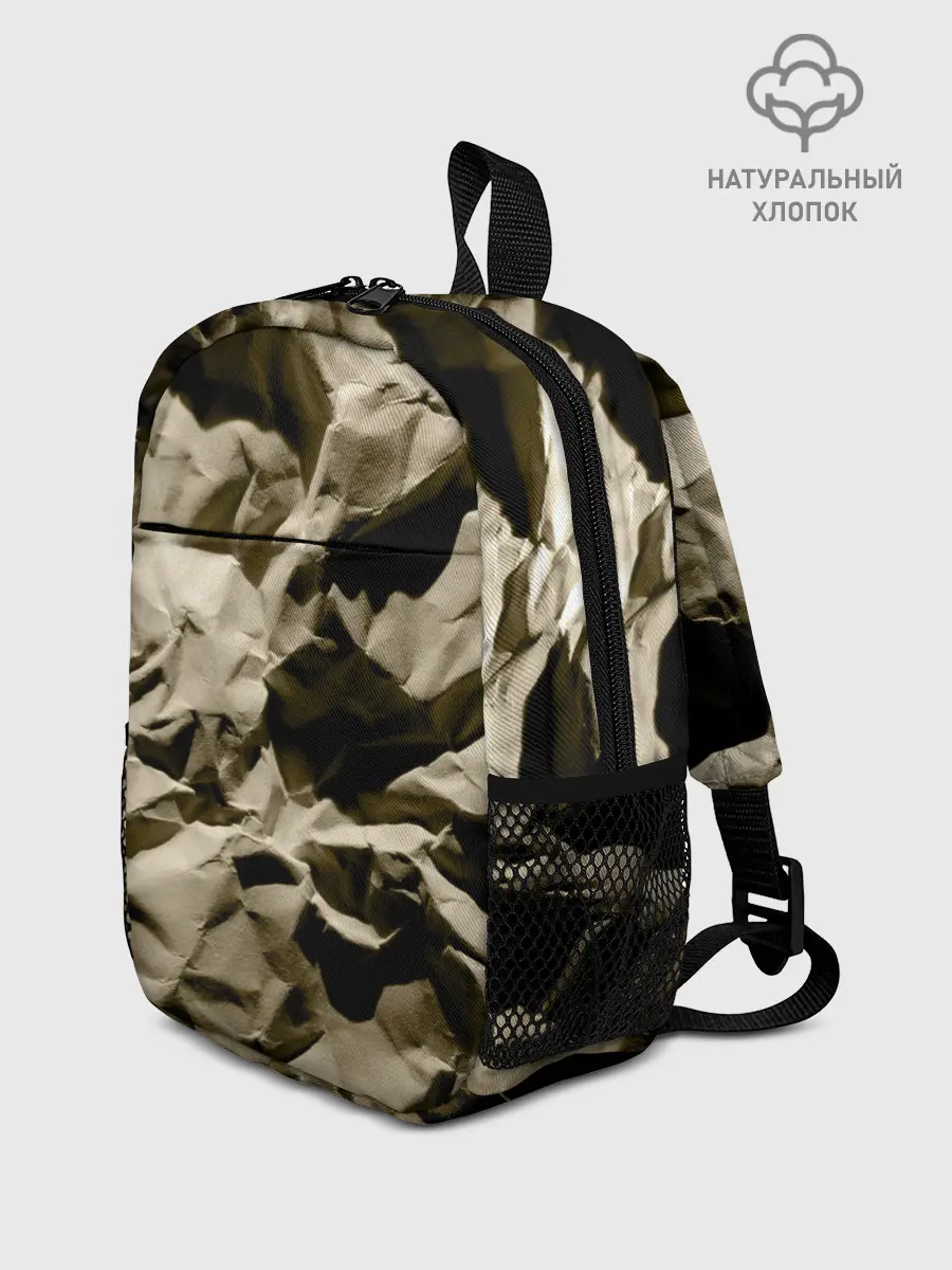 Рюкзак детский / Мягкая мятая бумага