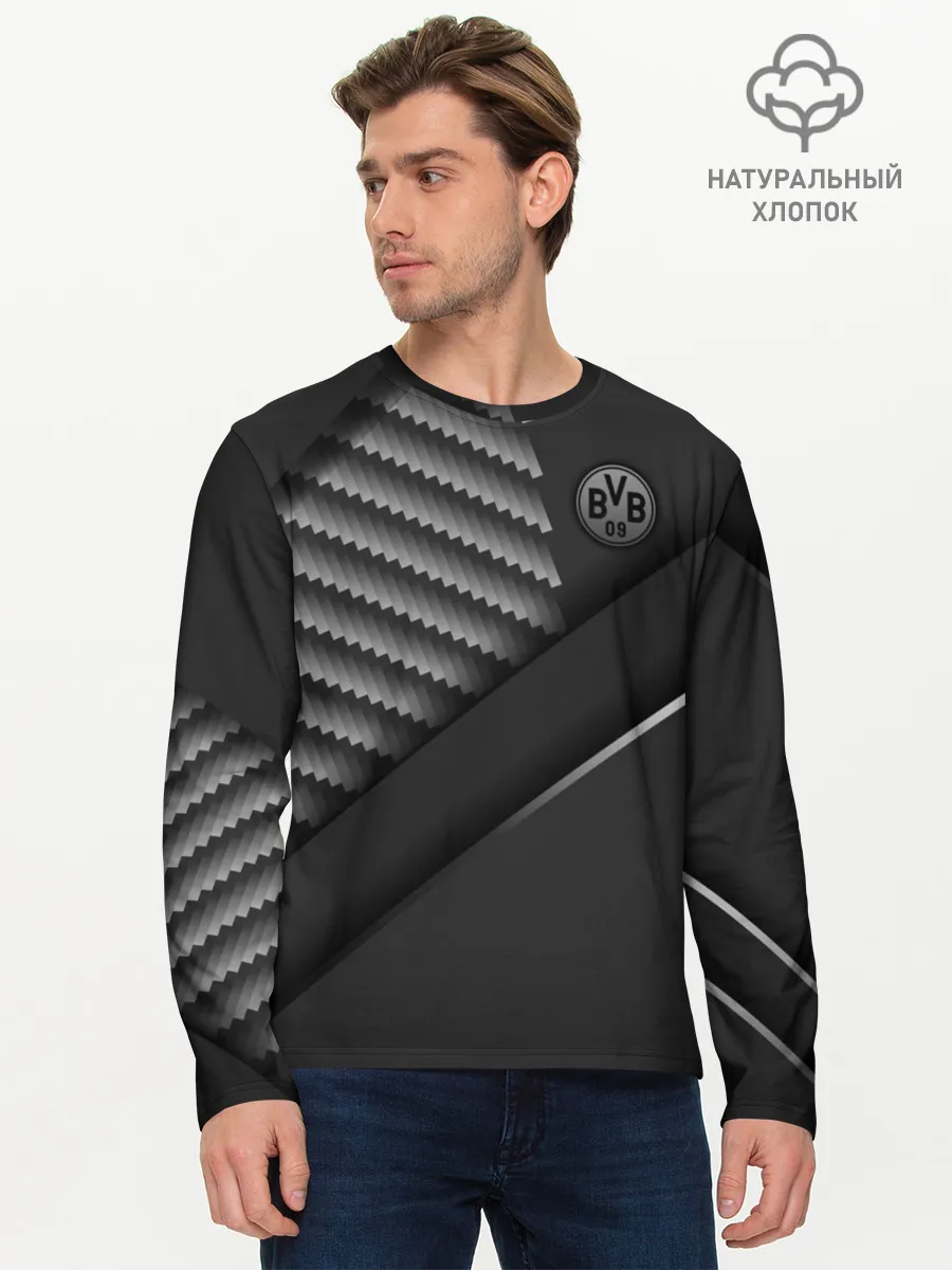 Мужской лонгслив базовый / FC Borussia