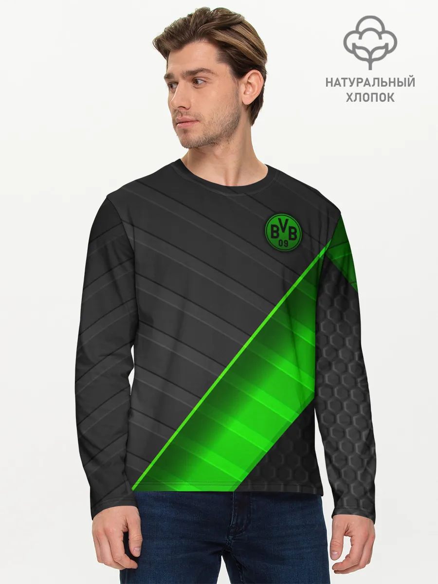 Мужской лонгслив базовый / FC Borussia